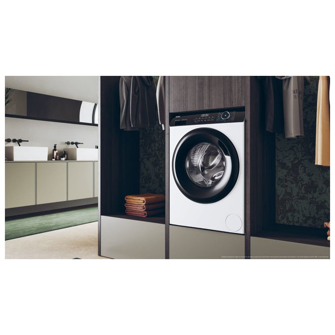 Haier HW90-B14939S8 Lavatrice a carica frontale 9 kg I-Pro Serie 3 1400 giri Classe A Motore Direct Motion