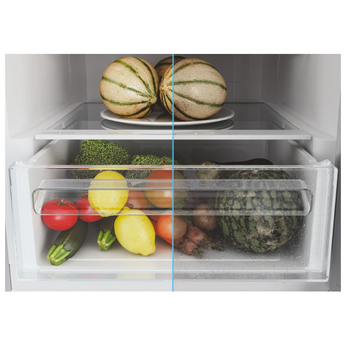 Candy CCE4T618EW Frigorifero combinato libera installazione 341 Litri Classe energetica E Total No Frost H 185 cm Bianco