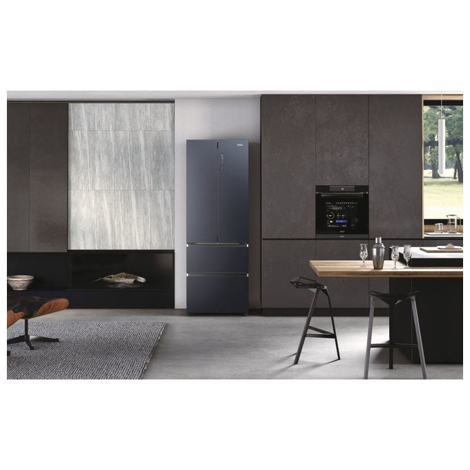 Haier HFW7720ENMB FD 70 Serie 7 - Frigorifero Multidoor 477 L, 200,6 cm, Classe E, 37 dB, No Frost, Wi-Fi, MyZone, Humidity Zone, Nero