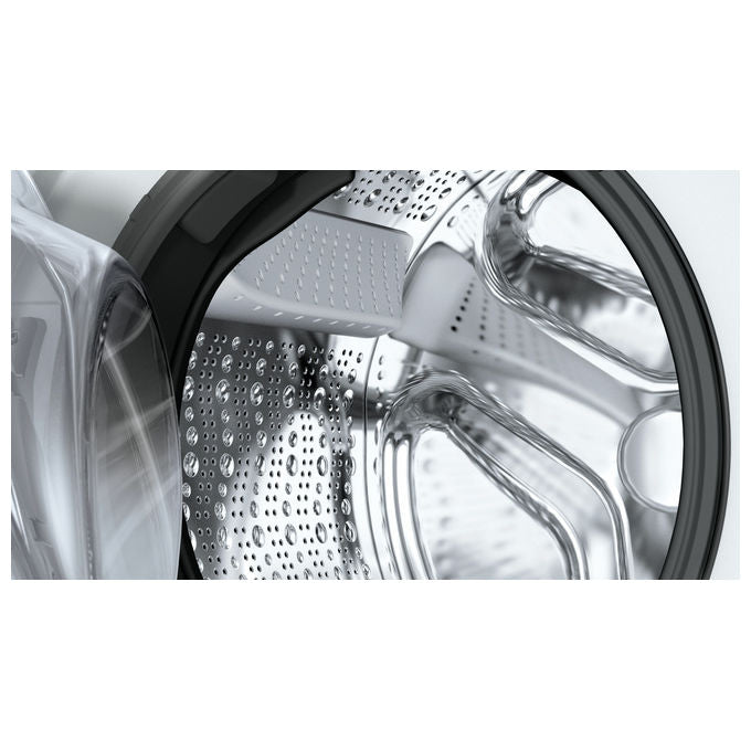 Bosch WAN24009II Serie 4 – Lavatrice a carica frontale da libera installazione 9 kg, 1200 rpm, Classe A, Iron Assist, EcoSilence Drive, ActiveWater Plus, (84,5x59,8x59,0 cm), Bianco