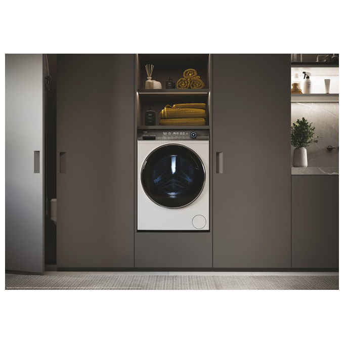 Haier HW120-B14979EU1 I-Pro Serie 7 Plus Lavatrice Frontale 12 Kg 1400 rpm Classe A Wi-Fi Inverter 70 dB (85x60x60 cm) colore Bianco