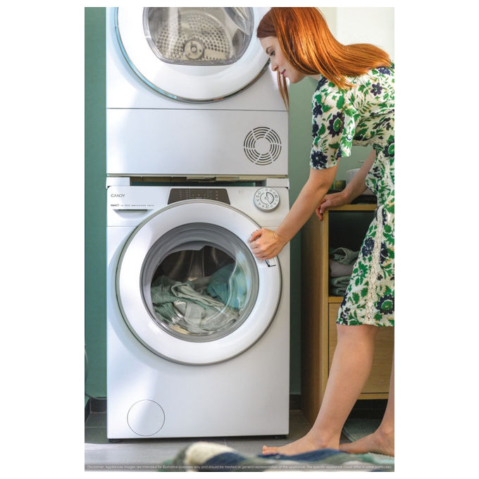 Candy RO4 1274DWMT-1-S Rapidó Lavatrice Slim 7 Kg 1200 rpm Classe A Wi-Fi Vapore Inverter (85x60x45 cm) colore Bianco