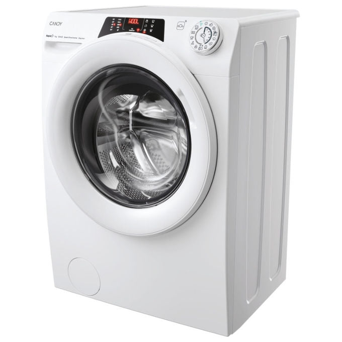 Candy RO4 1274DWMT-1-S Rapidó Lavatrice Slim 7 Kg 1200 rpm Classe A Wi-Fi Vapore Inverter (85x60x45 cm) colore Bianco