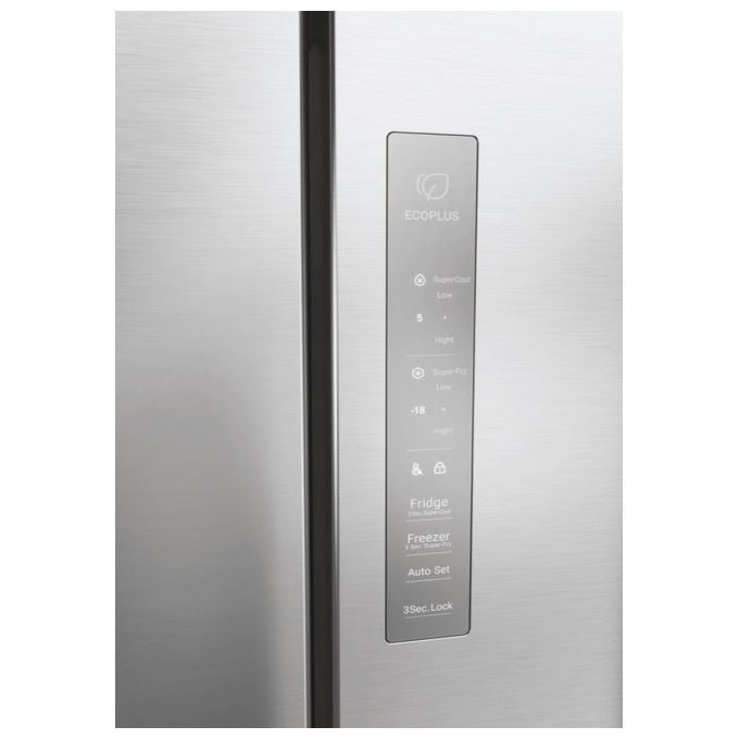Haier Cube 83 HCR3818EWMM Frigorifero Side by Side 463L 4 Porte No Frost Platino