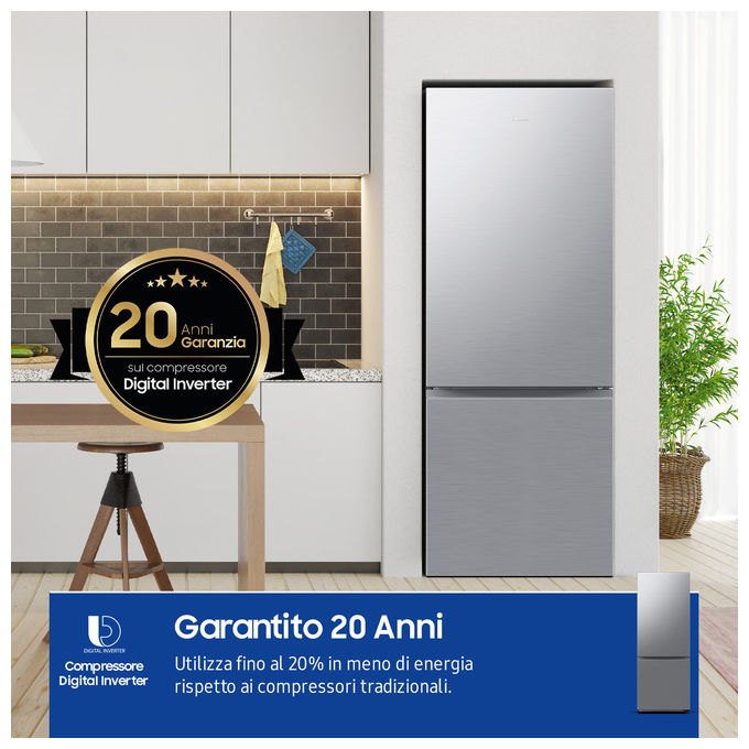 Samsung RB53DG706CS9 Frigorifero Doppia Porta Libera Installazione 538 Litri Classe Energetica C Metallico-Acciaio Inossidabile