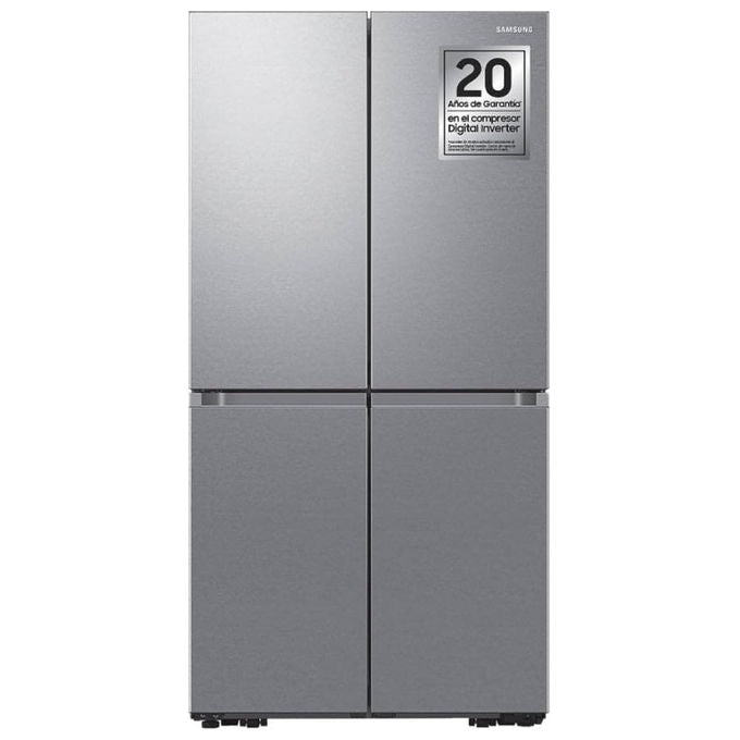 Samsung RF65DG960ESREF - Serie Beverage Center - Frigorifero 4 Porte 646 L, 183 cm, Classe E, 37 dB, Triple Cooling, Dual Auto Ice Maker, SmartThings Wi-Fi, Inox Spazzolato