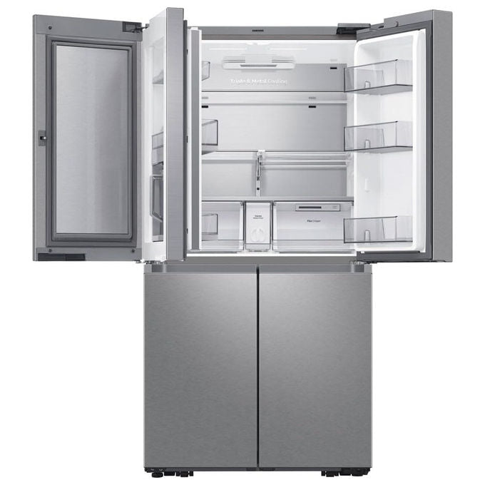 Samsung RF65DG960ESREF - Serie Beverage Center - Frigorifero 4 Porte 646 L, 183 cm, Classe E, 37 dB, Triple Cooling, Dual Auto Ice Maker, SmartThings Wi-Fi, Inox Spazzolato
