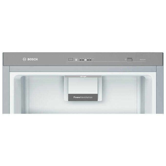 Bosch KSV36VLEP Serie 4 - Frigorifero monoporta 346 L, 186 cm, Classe E, 39 dB, VitaFresh, Acciaio inox
