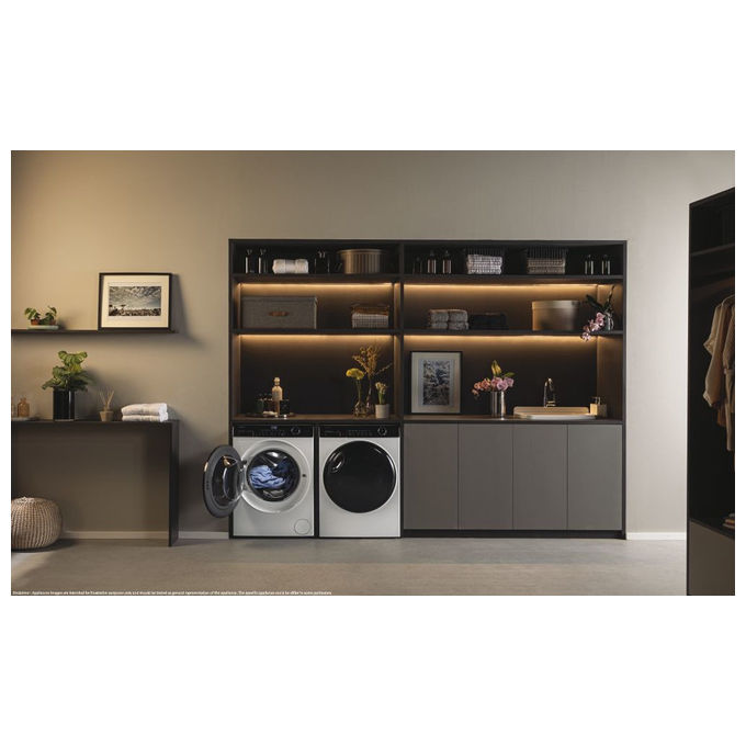 Haier HW90-B14959U1 I-Pro Series 5 Lavatrice Carica Frontale 9 Kg 1400 rpm Classe A Direct Motion Wi-Fi Vapore ABT (85x60x57 cm) colore Bianco