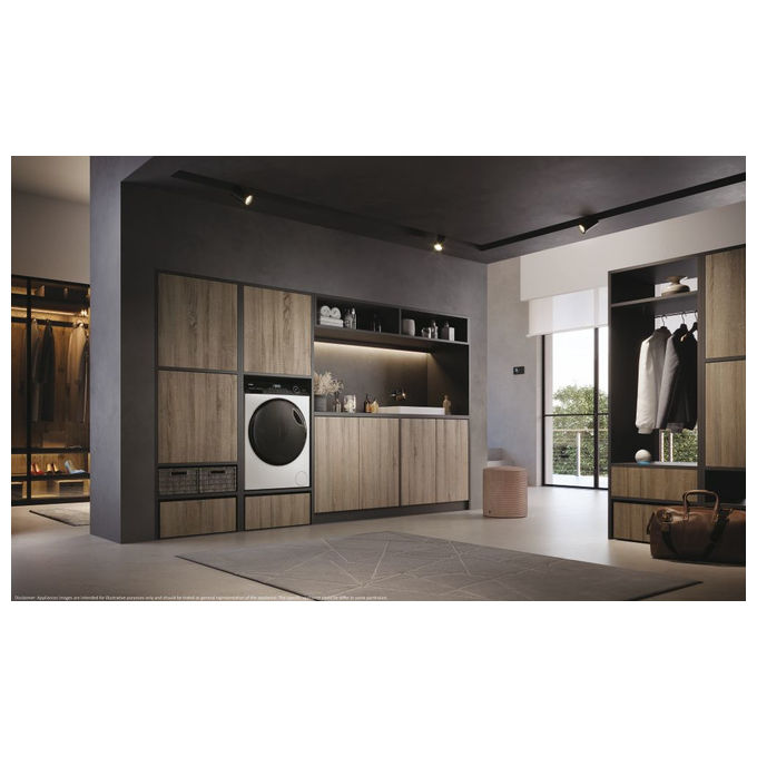 Haier HW90-B14959U1 I-Pro Series 5 Lavatrice Carica Frontale 9 Kg 1400 rpm Classe A Direct Motion Wi-Fi Vapore ABT (85x60x57 cm) colore Bianco