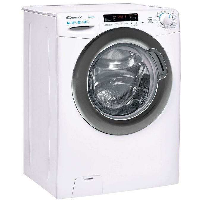 Candy CSS41272DWSE-11 Smart Lavatrice Slim 7 Kg 1200 rpm Classe C NFC Vapore (85x60x45 cm) colore Bianco