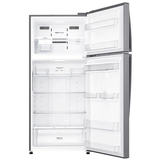 LG GTF916PZPYD Frigorifero Doppia Porta Capacita' 592 Litri Classe energetica E (A++) No Frost Sistema MultiFlow Larghezza 86 cm Altezza 184 cm Inox Premium