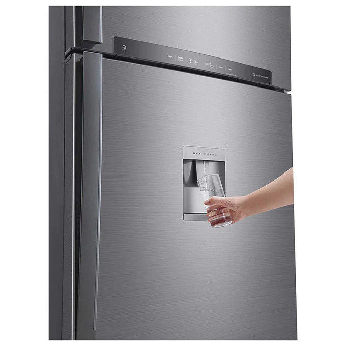 LG GTF916PZPYD Frigorifero Doppia Porta Capacita' 592 Litri Classe energetica E (A++) No Frost Sistema MultiFlow Larghezza 86 cm Altezza 184 cm Inox Premium