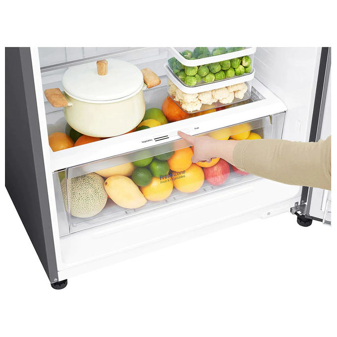 LG GTF916PZPYD Frigorifero Doppia Porta Capacita' 592 Litri Classe energetica E (A++) No Frost Sistema MultiFlow Larghezza 86 cm Altezza 184 cm Inox Premium