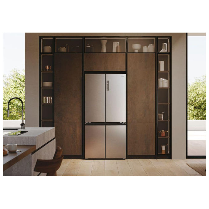 Haier Cube 83 Serie 3 HCR3818ENMM Frigorifero side by side 467 Litri Classe E Acciaio inossidabile