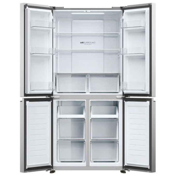 Haier Cube 83 Serie 3 HCR3818ENMM Frigorifero side by side 467 Litri Classe E Acciaio inossidabile