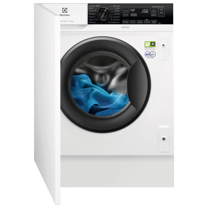 Electrolux EW8F384BI PerfectCare 800 Lavatrice Incasso 8 Kg 1400 rpm Classe A Vapore Inverter (82x60x54 cm) colore Bianco