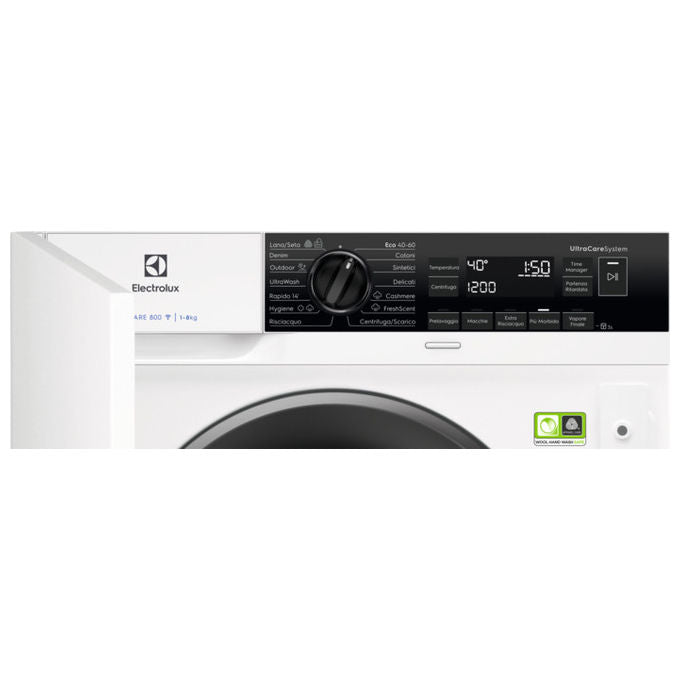 Electrolux EW8F384BI PerfectCare 800 Lavatrice Incasso 8 Kg 1400 rpm Classe A Vapore Inverter (82x60x54 cm) colore Bianco
