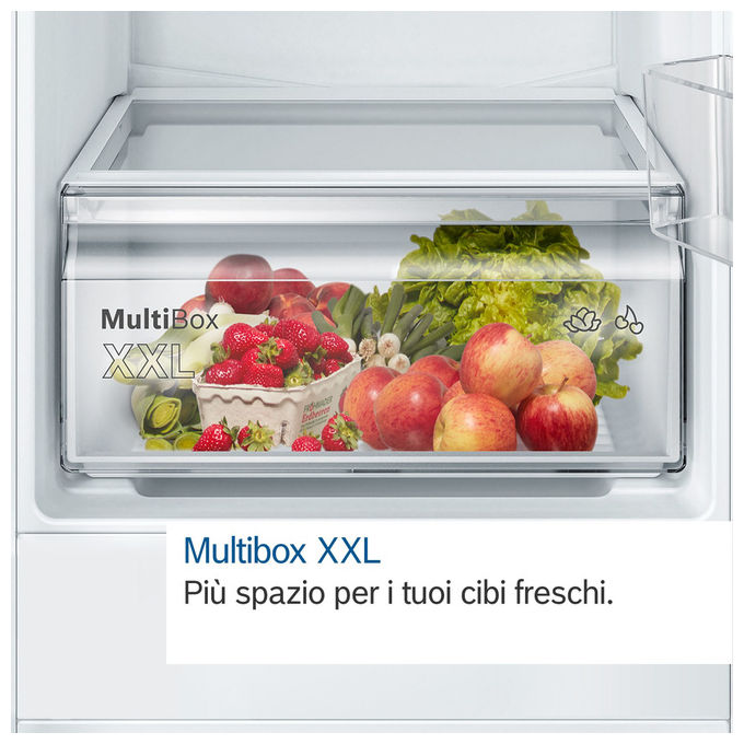 Bosch KIN86NSE0 Frigorifero combinato da incasso 260 litri No Frost Classe E