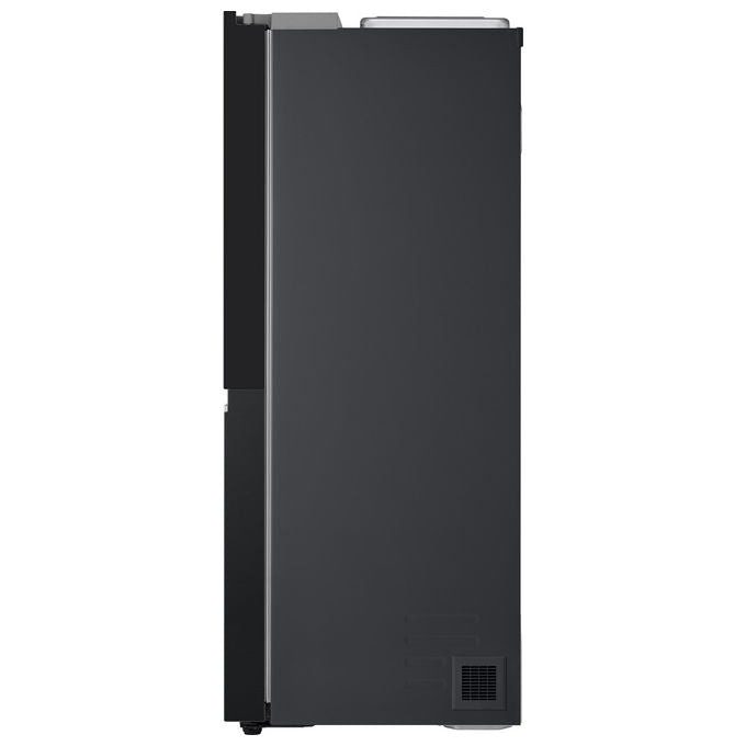 LG GSGV81EPLL - Frigorifero Side-by-Side 635 L, 179 cm, Classe E, 36 dB, Total No Frost, InstaView, DoorCooling+, Dispenser acqua e ghiaccio, Nero opaco