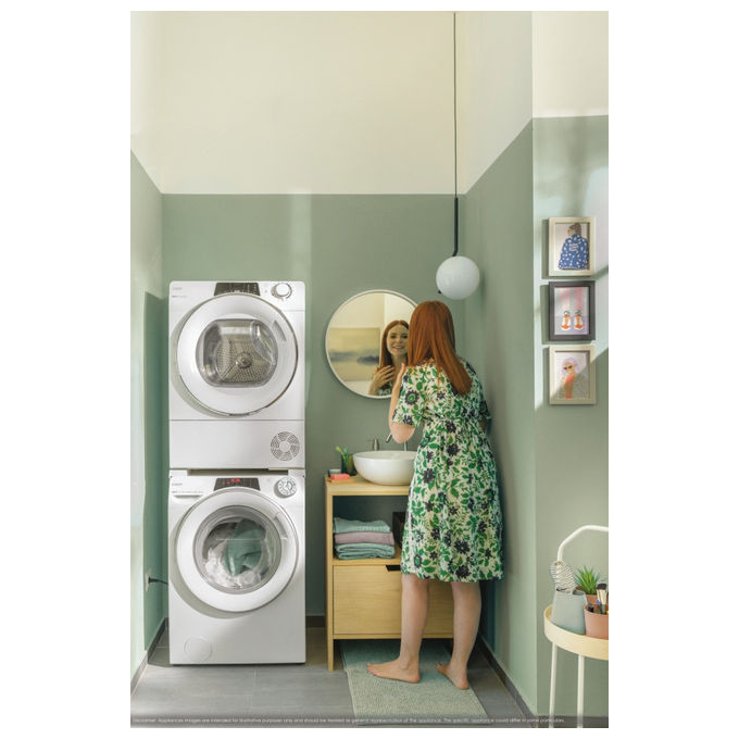 Candy RO41274DWMST-1-S Rapidó Lavatrice Carica Frontale 7 Kg 1200 rpm Classe A Vapore Wi-Fi BLE App hOn (85x60x45 cm) colore Bianco