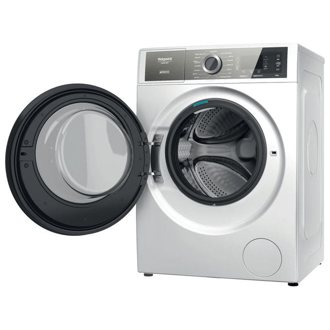 Hotpoint H8 W046WB IT Lavatrice Caricamento Frontale GentlePower Classe Energetica A Capacita' di carico 10Kg Centrifuga 1400 Giri PowerDrive Anti Macchia