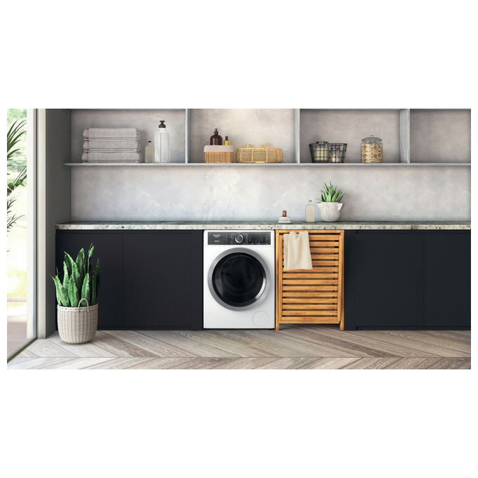 Hotpoint H8 W046WB IT Lavatrice Caricamento Frontale GentlePower Classe Energetica A Capacita' di carico 10Kg Centrifuga 1400 Giri PowerDrive Anti Macchia