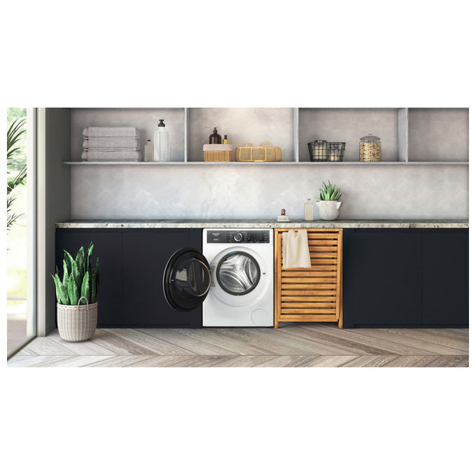 Hotpoint H8 W046WB IT Lavatrice Caricamento Frontale GentlePower Classe Energetica A Capacita' di carico 10Kg Centrifuga 1400 Giri PowerDrive Anti Macchia