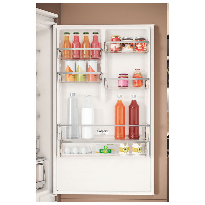 Hotpoint HA SP70 T121 Frigorifero Combinato No Frost da Incasso 394 Litri Classe Energetica E Bianco