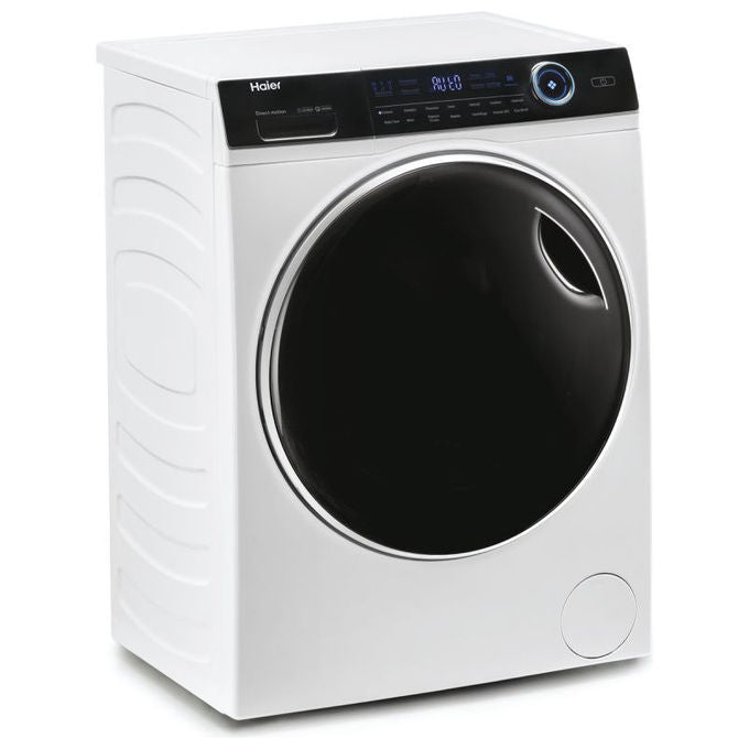 Haier HW80-B14979 I-Pro Series 7 Lavatrice Slim Frontale 8 Kg 1400 rpm Classe A Direct Motion Vapore (85x59.5x46 cm) colore Bianco