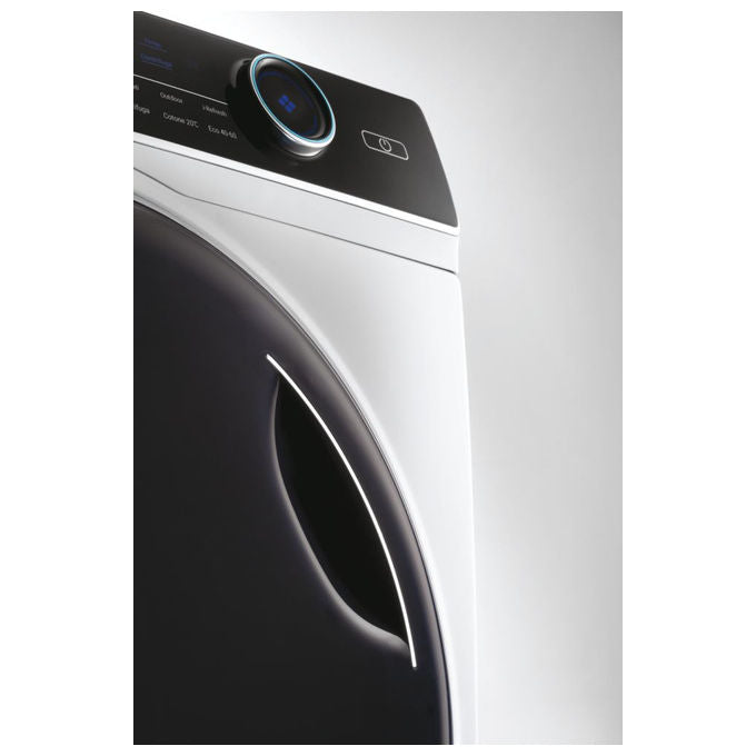 Haier HW80-B14979 I-Pro Series 7 Lavatrice Slim Frontale 8 Kg 1400 rpm Classe A Direct Motion Vapore (85x59.5x46 cm) colore Bianco