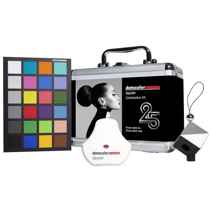 Datacolor 0875720002623 Spyder Celebration Kit per Fotografia con Spyder2024 Cube Checkr in Valigetta colore Nero