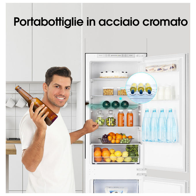 Hisense RIB312F4AWE Frigorifero Congelatore da Incasso 246L Classe E Bianco