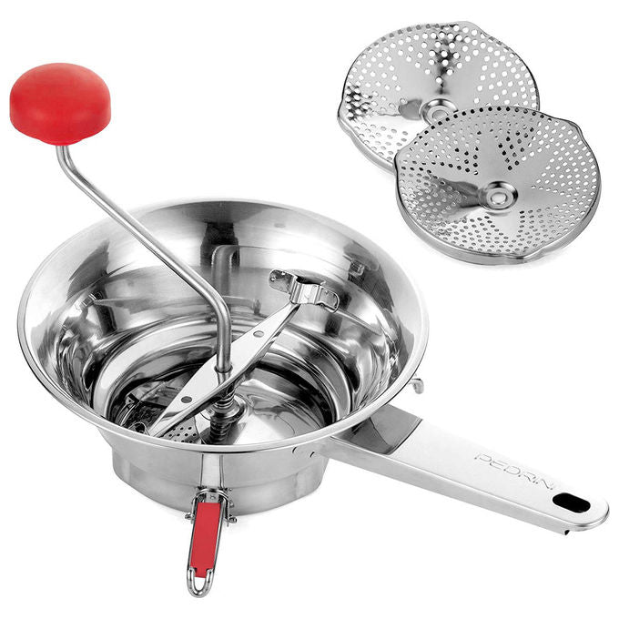 Pedrini Passaverdure Acciaio Inox 20 cm 3 Dischi Mod. 04GD198 Utensile da Cucina