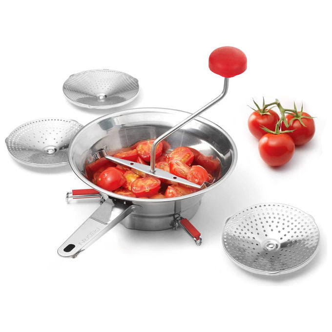 Pedrini Passaverdure Acciaio Inox 20 cm 3 Dischi Mod. 04GD198 Utensile da Cucina
