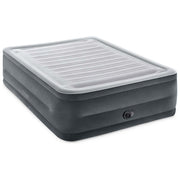 Intex Materasso Dura-Beam Comfort Plush Matrimoniale 152x203x56 Grigio per Piscine e Campeggio