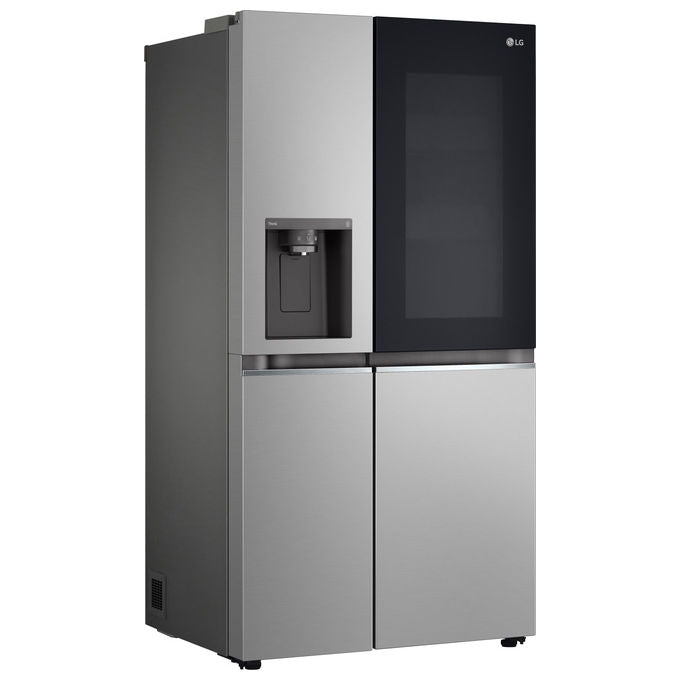 LG InstaView GSGV80PYLD.APYQEUR Frigorifero Side by Side 635 Litri Classe D No Frost Dispenser con allaccio Argento