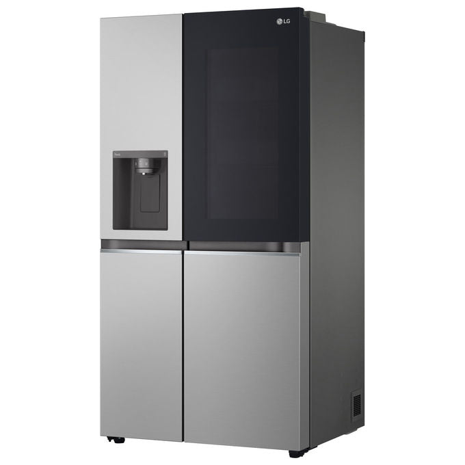 LG InstaView GSGV80PYLD.APYQEUR Frigorifero Side by Side 635 Litri Classe D No Frost Dispenser con allaccio Argento