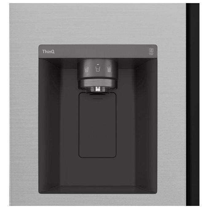 LG InstaView GSGV80PYLD.APYQEUR Frigorifero Side by Side 635 Litri Classe D No Frost Dispenser con allaccio Argento