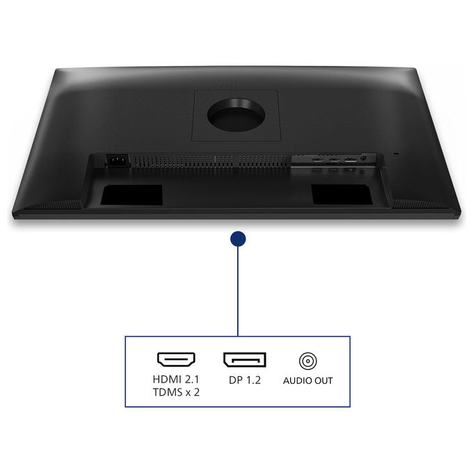 Philips 27B2N3500-00 Monitor PC 27'' 2560x1440 Pixel IPS 120 Hz HDR10 Altoparlanti Incorporati Regolabile Altezza Rotazione colore Nero