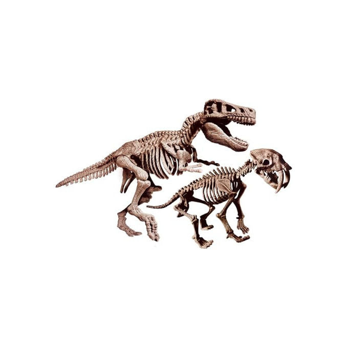 Clementoni Kit Archeologico T-Rex e Smilodon 2 in 1 Gioco Scientifico Educativo 6+