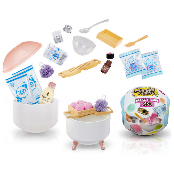 MGA Entertainment Miniverse Make It Mini Spa 531159 Set Creativo Miniature 8-18 anni