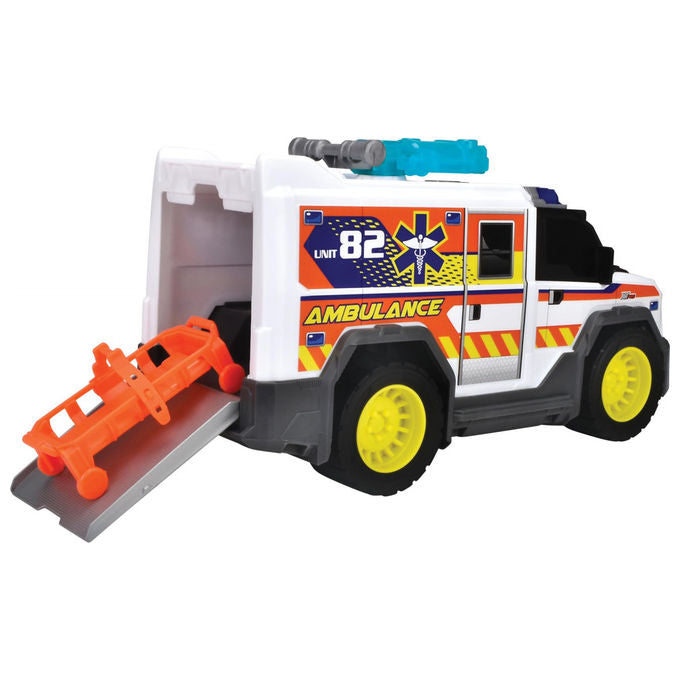 Dickie Toys Ambulanza Giocattolo 30cm con Luci e Suoni Multicolore 203306024