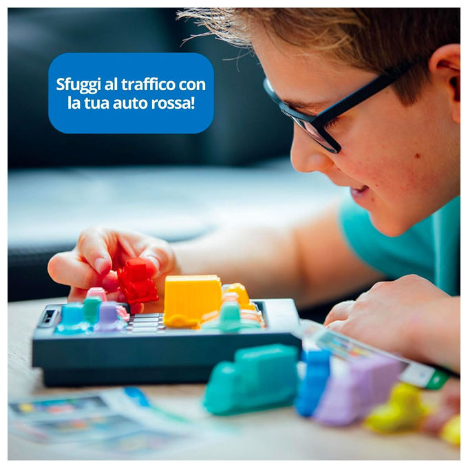 Ravensburger 76601 Rush Hour Refresh Gioco di Logica Rompicapo 40 Sfide 4 Livelli 8+ Anni