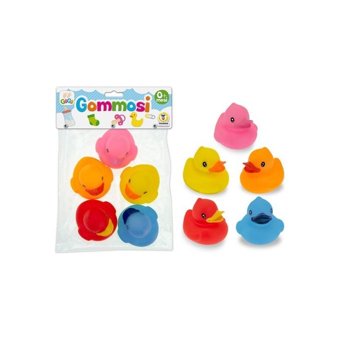 Teorema Animali Gogo Paperotti Gommosi 5 Pezzi