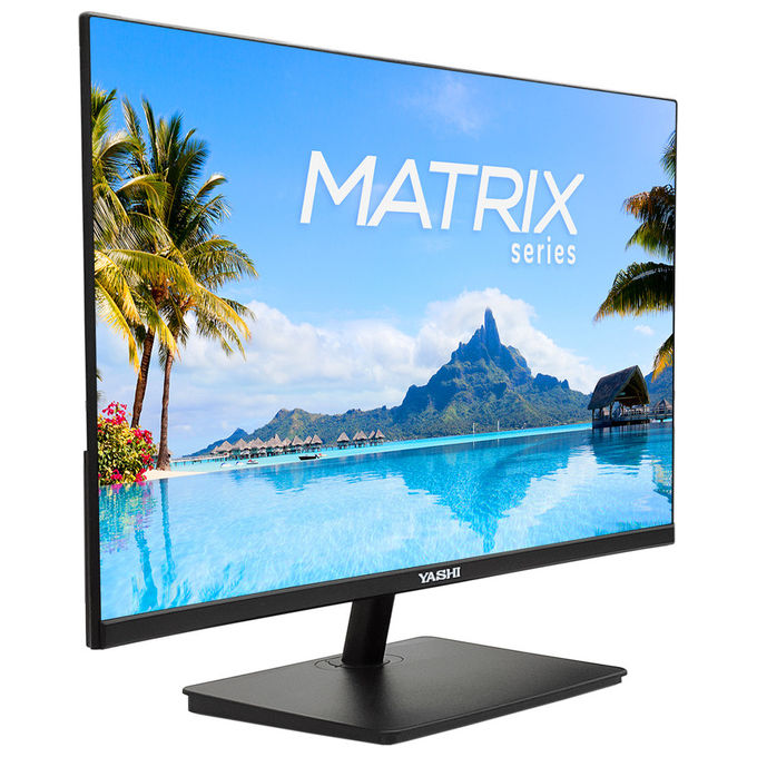 Yashi YZ2451 Matrix Monitor per Pc 23.8'' Full Hd Ips 100hz Nero