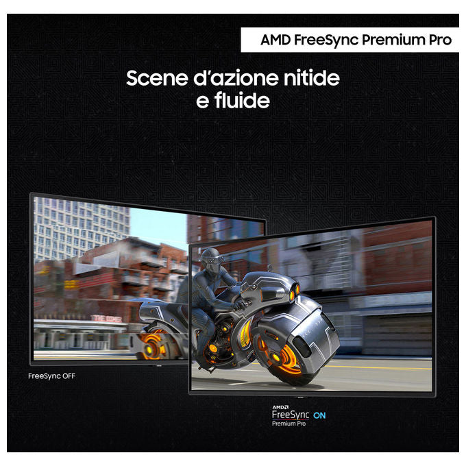 Samsung Odyssey OLED G6 Monitor Gaming 27'' QHD 240Hz 0,03ms HDR10+ G-SYNC FreeSync