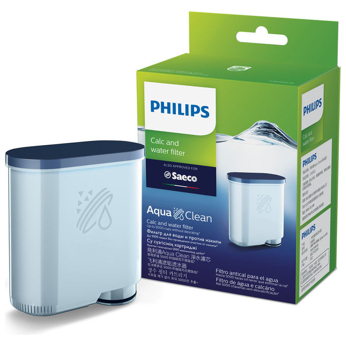 Philips Original AquaClean Filtro Anticalcare e Acqua per Macchine da Caffe' Automatiche