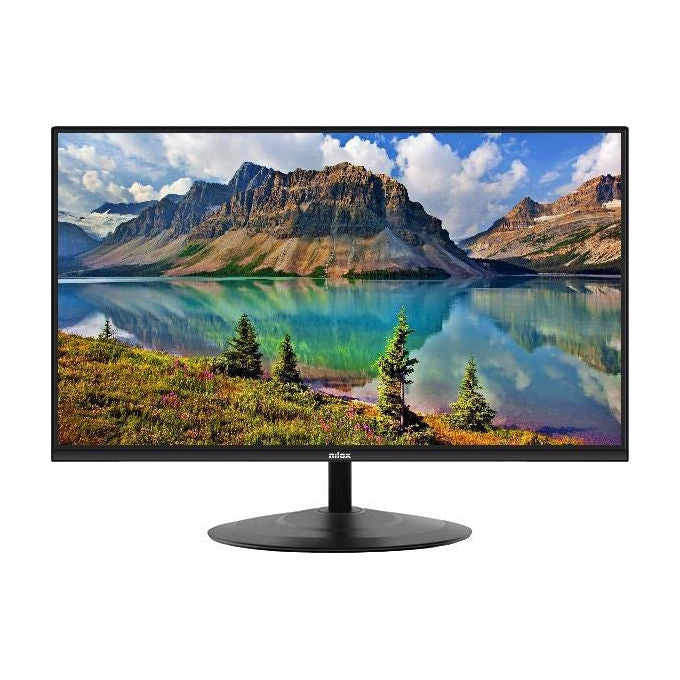 Nilox NXMMIPS240005 Monitor 24 Pollici Full HD, Monitor da Computer LED-IPS 1ms e300 cd-m2 Porte HDMI-VGA-TYPE C