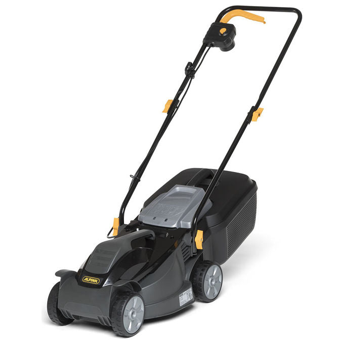 Alpina BL 320 E Tagliaerba Elettrico a Spinta 1000 W Larghezza Taglio 32 cm Sacco 25 L per 300 m² colore Nero Grigio